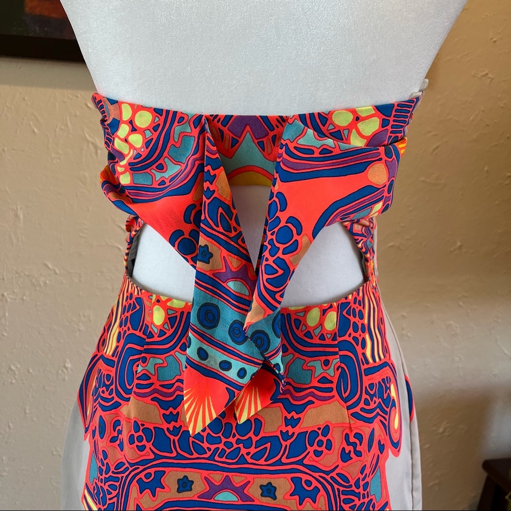 Mara Hoffman | Strapless Silk Tie Back Dress - Picture 7 of 15